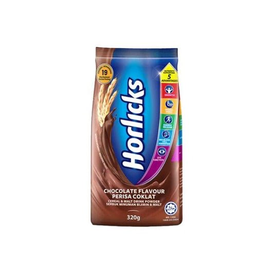 Horlicks Chocolate Flavour Nutritious Malted Drink Powder 320 Gm