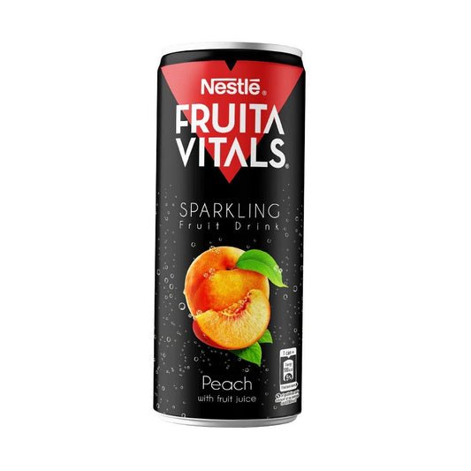 Fruita Vitals Sparkling Peach Can Juice 250 Ml