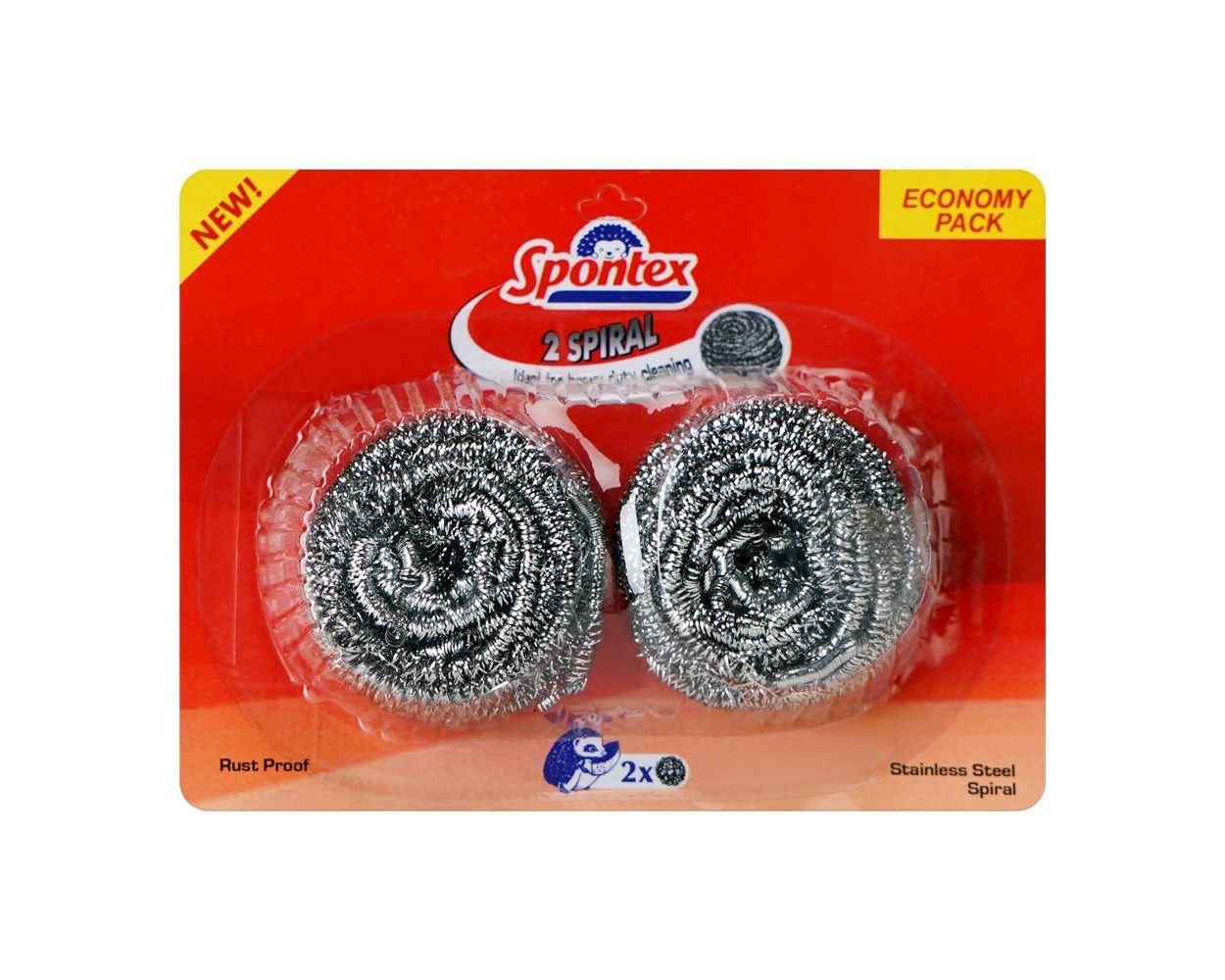 Spontex Steel Scourer x2