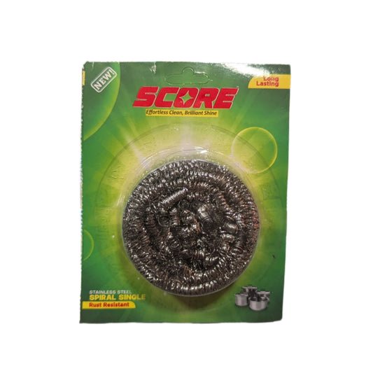 Score Stainless Steel Long Lasting Spiral Single