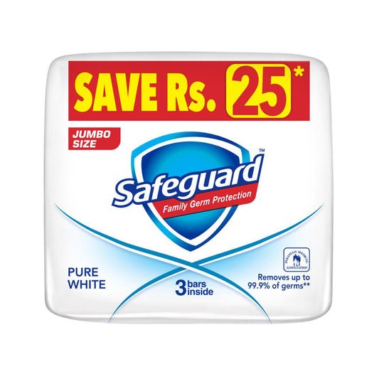 Safeguard Bar Soap Pure White3x175gm