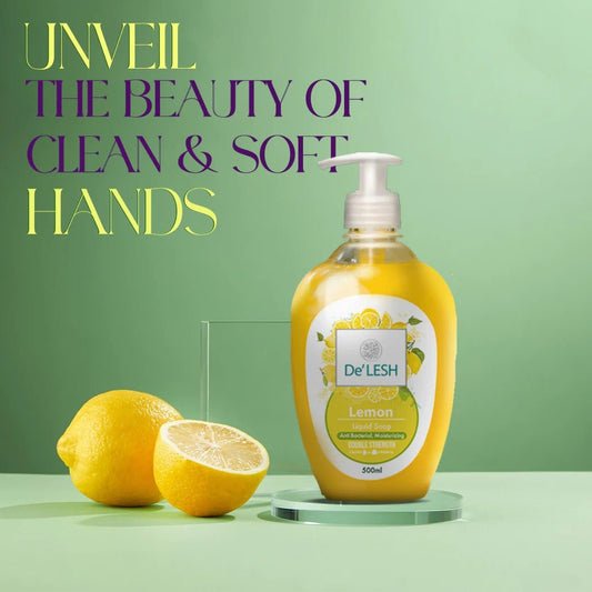 Delesh Lemon Liquid Soap Double Strength 500 Ml