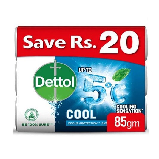 Dettol Cool Soap Pack Of 3x85 Gm