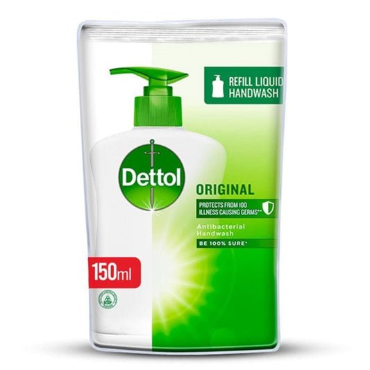 Dettol Original Anti Bacterial Hand Wash 150 Ml Pouch Refill