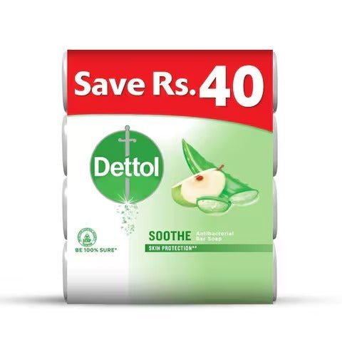 Dettol Sooth Soap Pack Of 4x110 Gm