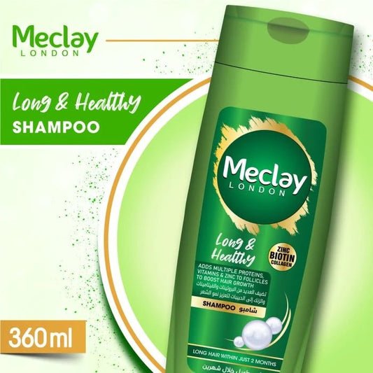 Meclay London Long Healthy Shampoo 360 Ml