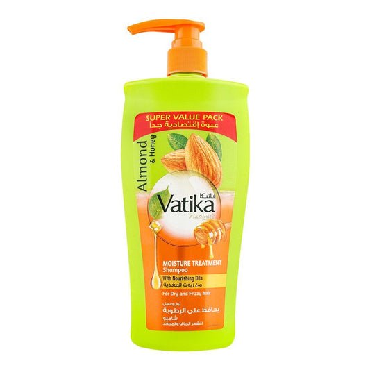 Dabur Vatika Almond And Honey Moisture Treatment Shampoo For Dry Frizzy Hair 650 Ml