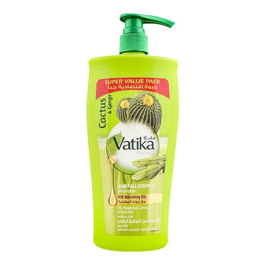 Dabur Vatika Cactus And Gergir Hair Fall Control Shampoo For Weak Hair 650 Ml