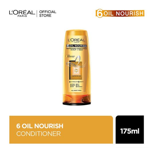 L'oreal Paris 6 Oil Nourish Scalp Hair Nourishing Conditioner For All Hair Types 175 Ml