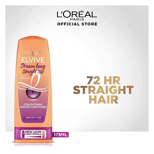 L'oreal Paris Elvive Dream Long Straight Straightening Keratin Conditioner 175 Ml