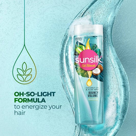 Sunsilk Oil Blends Coconut Oil Aloe Vera Shampoo 380 Ml