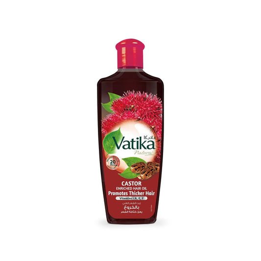 Vatika Castor Promotes Thicker Hair Oil 200 Ml