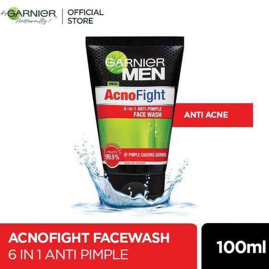 Garnier Men Acno Fight Anti-Pimple Face Wash 100 gm