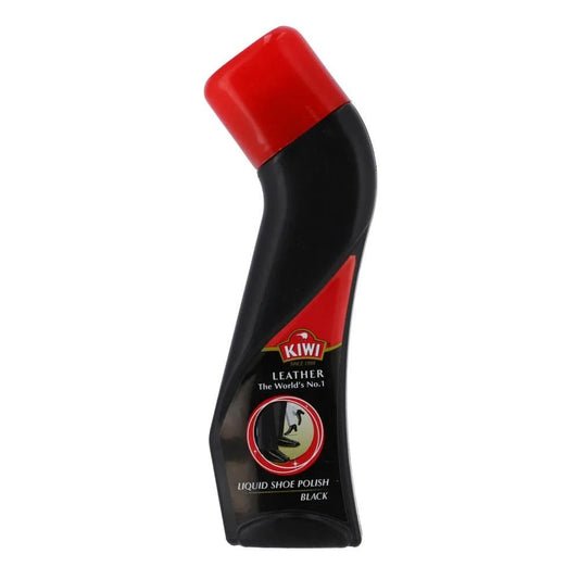 Kiwi Liquid Shoe Polish Black 75 ml